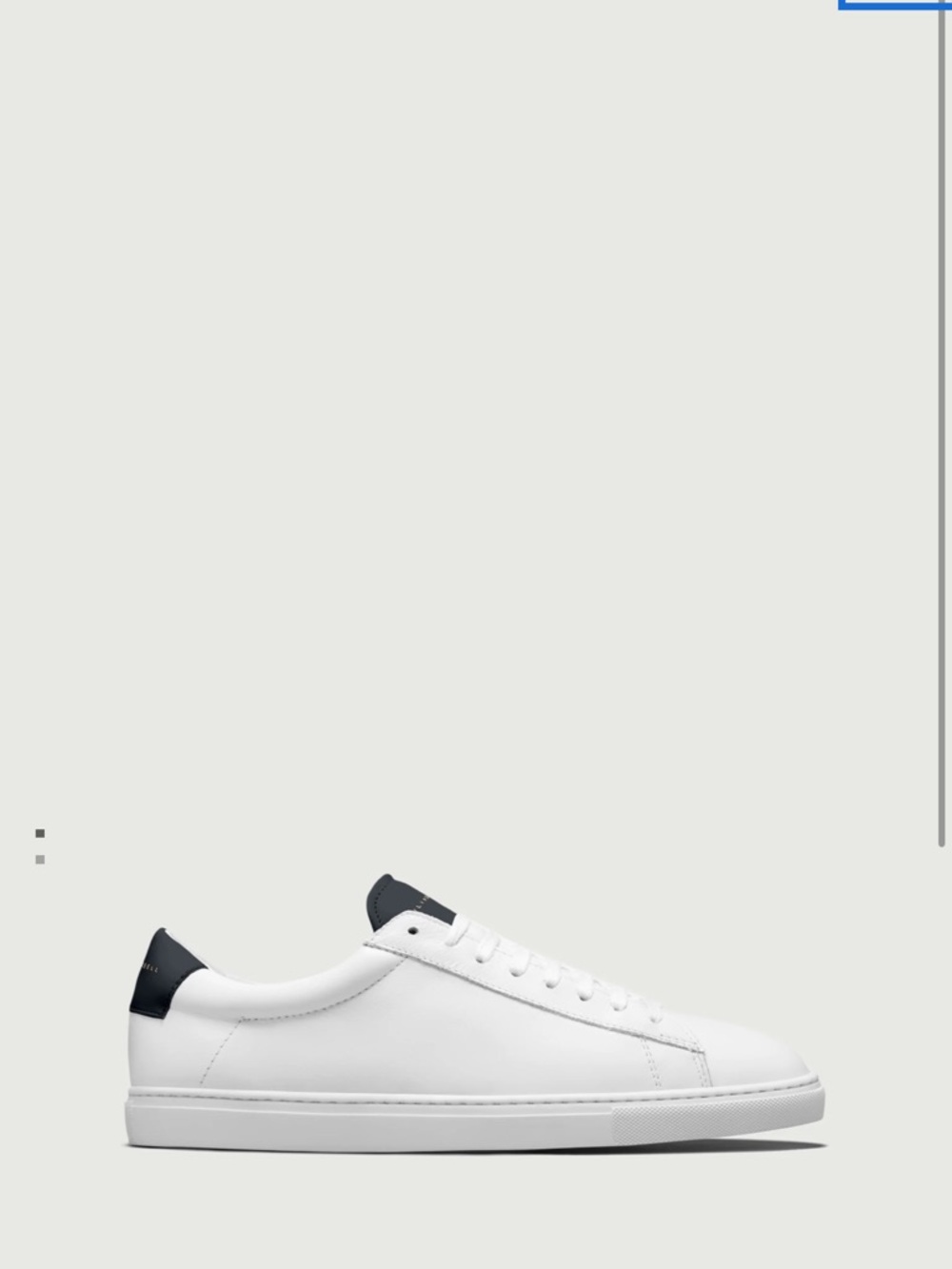 OLIVER CABELL Men’s Low 1 Leather Standard Fit Sneaker Shoes - White, Sz 8/ 41EU